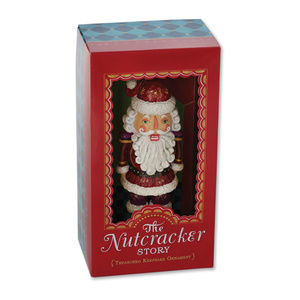 Nutcracker 7 inch Santa Resin Ornament in Box NEW